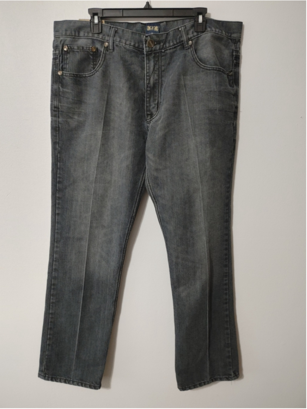 Vintage Y2K Men's F.U.S.A.I. Straight Jeans Waist 40 Grey White